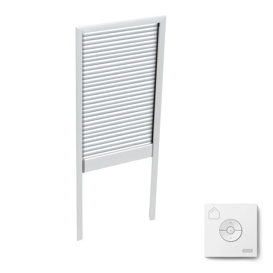 VELUX FSCC Solar Powered White Room Darkening Shade - FCM 2246
