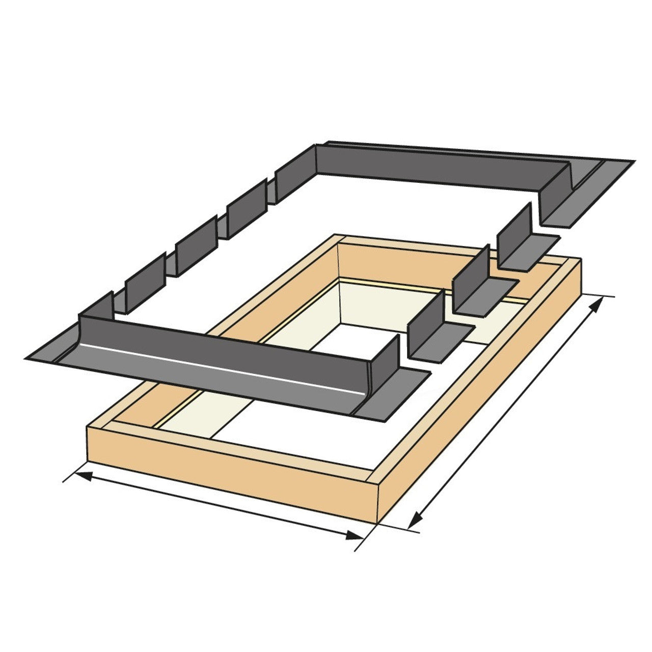 VELUX ECL Step Flashing Kit
