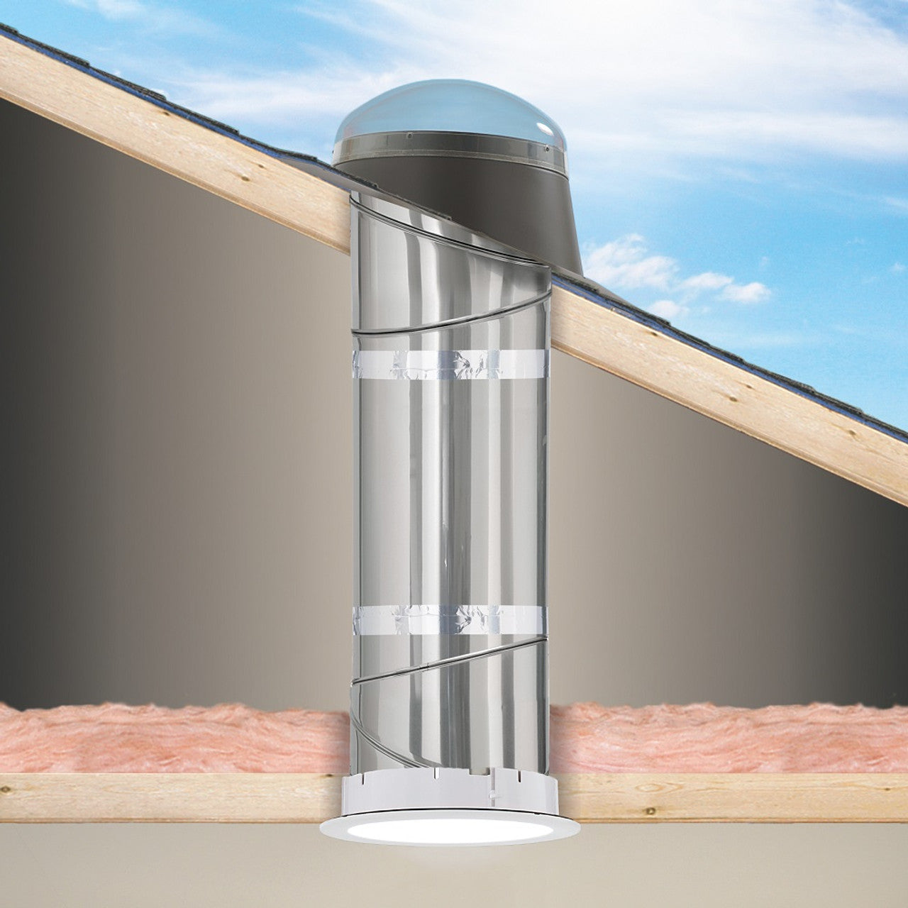VELUX TMR 010 Pitched Dome Rigid Tube Sun Tunnel Skylight